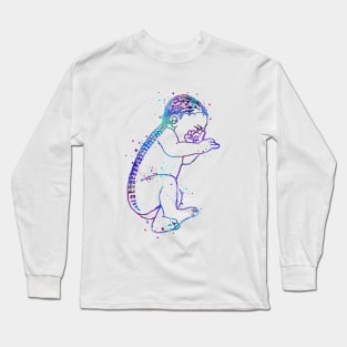 Anatomical Baby Watercolor Long Sleeve T-Shirt